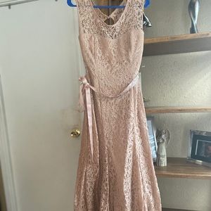 BLUSH PINK EVENING DRESS